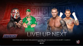 WWE 2K24: Jeff hardy John Cena Randy Orton & CM Punk | Wrestlemania 32 Match | 2K24