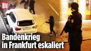 Straßenkampf im Bahnhofviertel Frankfurt eskaliert: Polizei mit Großaufgebot gegen Bandenkrieg