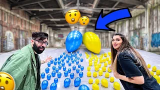 تحدي البالونات مع اليوتيوبرز 🎈