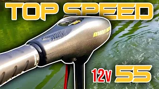 How FAST Is a 1436 JON BOAT - Minn Kota Endura Max 55lb Thrust Trolling Motor