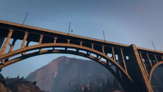 GTA V BMX Bridge Jump