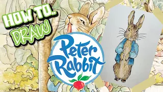 How to draw Peter Rabbit by Beatrix Potter