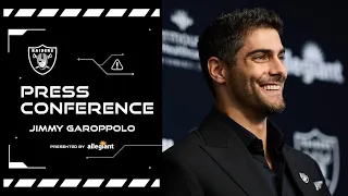 Jimmy Garoppolo's Introductory Press Conference - 3.17.23 | Las Vegas Raiders | NFL