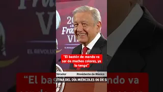 AMLO mostrará el bastón de mando antes de entregarlo al triunfador de encuesta