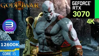 RPCS3 Emulator God Of War 3 60 FPS 4K | i5 12600K + RTX 3070