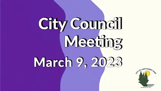 March 9, 2023 Regular Business Meeting