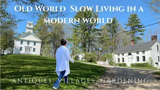 Slow living old world moments to find peace and simplicity in today's hectic modern world