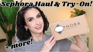 SEPHORA SALE TRY-ON HAUL! + Ulta Haul + A Look With the Glamlite x Kiss Palette!