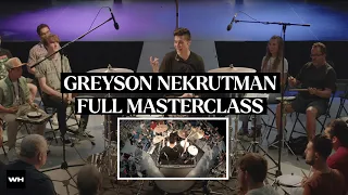 Greyson Nekrutman Full Masterclass with Rupp’s Drums