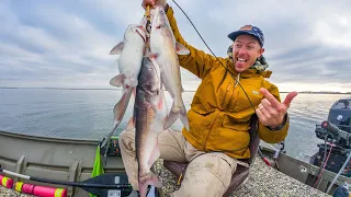 Drift Fishing for Deep Winter Catfish