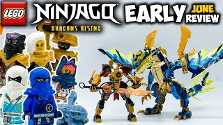 Elemental Dragon vs. The Empress Mech EARLY Review! LEGO Ninjago Dragons Rising Set 71796