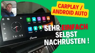 Genau das habe ich gesucht! 😊 Mit Carpuride Android Auto und Apple Carplay einfach nachrüsten.