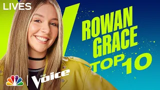 Rowan Grace Performs Billie Eilish's "i love you" | NBC's The Voice Top 10 2022