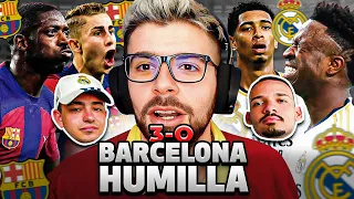 CULÉ RIDICULIZA A MADRIDISTAS DOLIDOS || BARCELONA 3-0 REAL MADRID. DEBATE PICANTE ft.@losfutbolitos