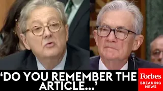 "'I'd F--- You Right Here...'": John Kennedy Grills Jerome Powell Shocking Reports About Employees