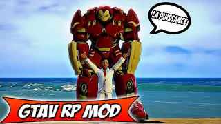 TOM FUSIONNE IRON X ET HULK ET ABUSE DES SES POUVOIRS ! GTAV RP MOD #94