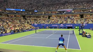 Novak Djokovic: great point in Slow Motion vs Zverev (Court Level ATP Match)
