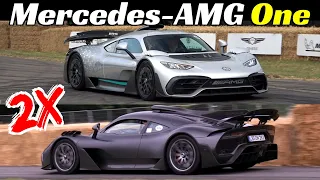 1063 Hp Mercedes-AMG One - The F1 V6 Engined Hybrid Hypercar in Action at Goodwood FOS