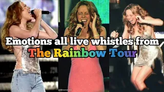 Emotions - Mariah Carey (All live whistles from the Rainbow Tour) UPDATED