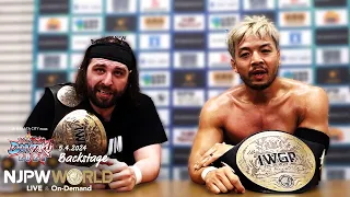 #njdontaku 6th match Backstage 5/4/24｜レスリングどんたく 2024 第6試合 Backstage