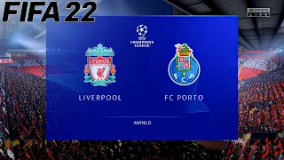 FIFA 22 | Liverpool FC vs FC Porto | UEFA Champions League | Gameplay & Full match