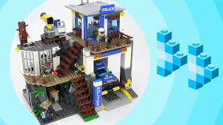 Fast Forward Building the Mountain Police Headquarters [Lego 60174]