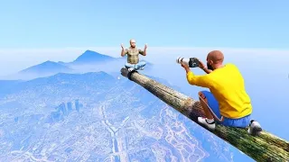 JUMPING from the HIGHEST MOUNTAIN in GTA GAMES 2001 2019 Evolution