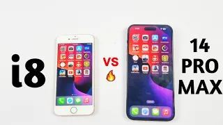 iPhone 14 Pro Max Vs iPhone 8 in 2023 - Speed Test!! iOS 16.6.1