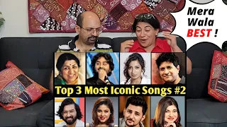 Top 3 Most Iconic Songs By Each Singers | Most popular Artists| Reaction !!