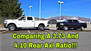 2022 RAM 2500 V8 HEMI 4.10 vs 3.73 Acceleration And MPG TEST!!! || I Can't Believe The Results....