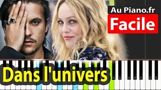 Nekfeu feat Vanessa Paradis Dans L'univers Piano FACILE (Type Beat 2019)