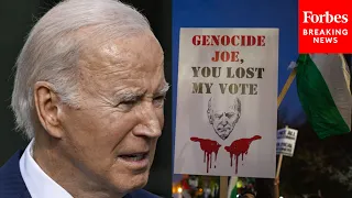 White House Asked Point Blank About Pro-Ceasefire Protesters Calling Biden 'Genocide Joe'