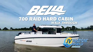 Bella 700 Raid Hard Cabin - Water Test and Walk Through Video