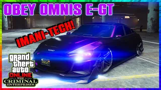 New DLC HYPER Car OBEY OMNIS E-GT Customization - Fast Hyper Car | GTA 5 ONLINE