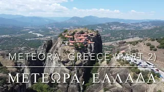 Meteora, Greece 🇬🇷 - by drone [4K]. #meteora