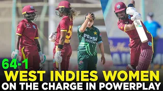 West Indies W Hits 64 Runs in Powerplay | Pakistan W vs West Indies W | 3rd ODI 2024 | PCB | M2E2A