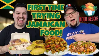 TRYING JAMAICAN FOOD FOR THE FIRST TIME EVER! Kool Reggae Restaurant Local Review Mukbang