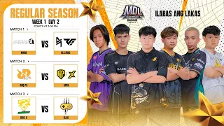 🔴LIVE | MDL PH S3 | FILIPINO-WK1 Day 2