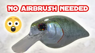 How to paint lures without an airbrush