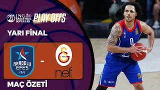 BSL Playoff Yarı Final 5. Maç Özet | Anadolu Efes 104-77 Galatasaray Nef
