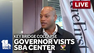 LIVE: Governor visits Business Recovery Center after Key Bridge collapse - wbaltv.com