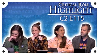 Beau reads Yasha's love letter | Caleb reads to Jester | Critical Role C2E115 Highlight