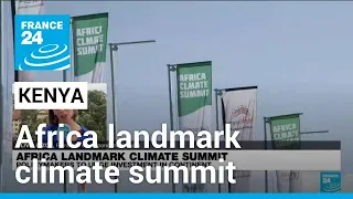 Africa landmark climate summit aims to position continent as leader in 'green energy revolution'