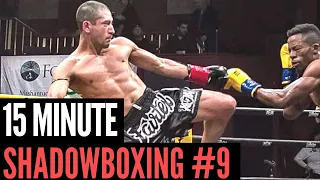 15 MINUTE INTENSE SHADOWBOXING WORKOUT DOUBLE KICKS