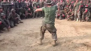 US marines have dance off with south korean marines