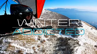 [4K] Winter Addicted - New Icaro2000 NeroHero Helmet (Hang Gliding)
