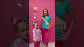 TikTok dances tutorials Unicorn Mom Daughter Dance | Shorts by Anna Kova