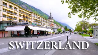 🐦🌞 Peaceful Morning Walk in Swiss Town INTERLAKEN 🇨🇭 Switzerland | #swiss #swissview