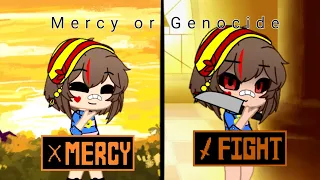 клип Undertale "Mercy or Genocide" Gacha