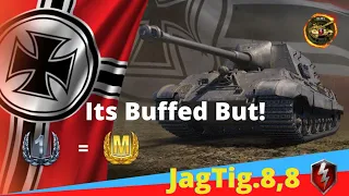 wot blitz JgTig.8,8 buffed but ...! gameplay